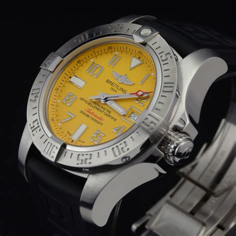 breitling avenger 2 seawolf yellow|Breitling Avenger ii seawolf review.